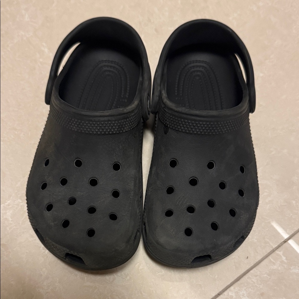 CROCS Kids Black Water Shoes